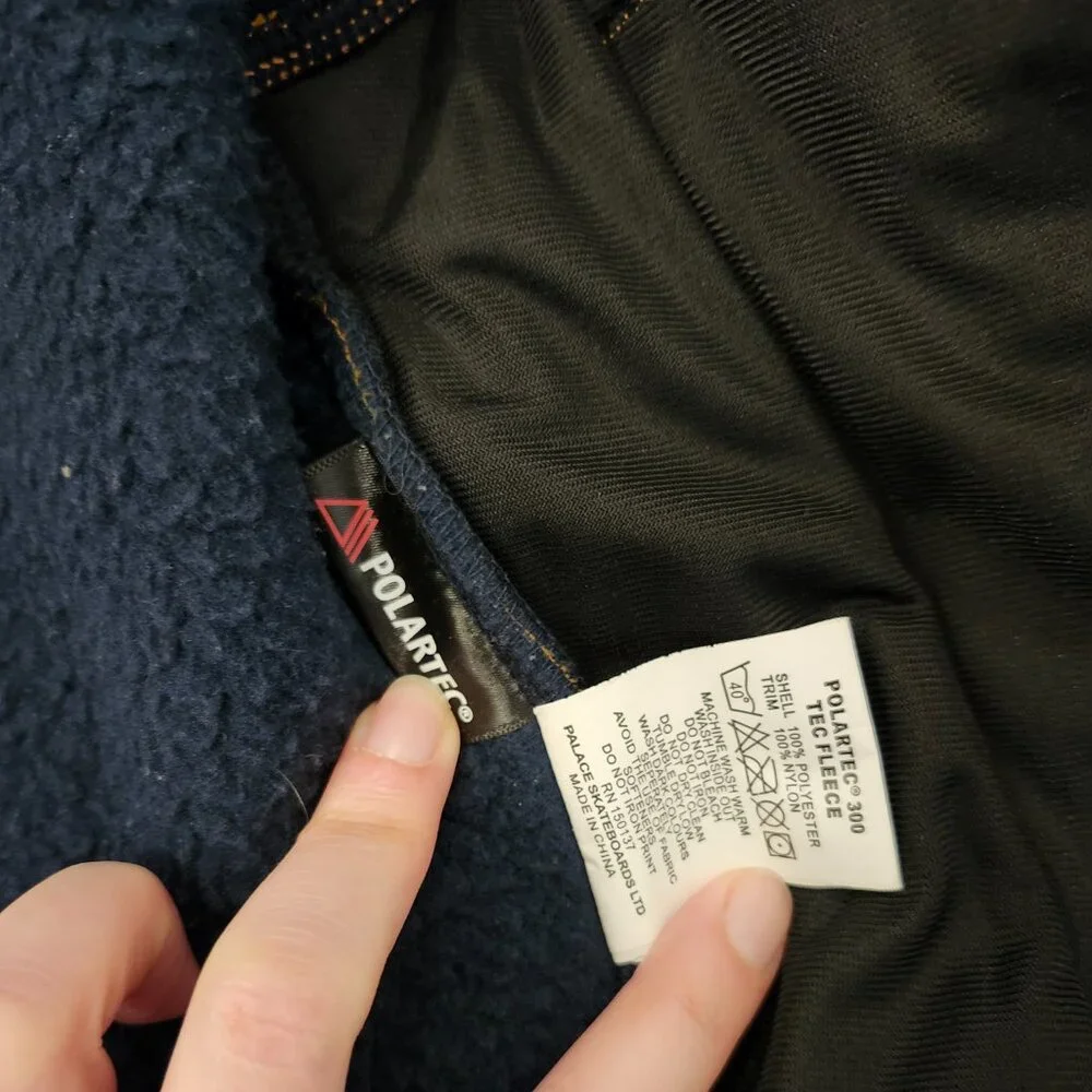 Palace Skateboard Polartec Polar Fleece Tech Jacket men's size medium - Picture 7 of 10
